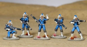 30mm Hydra Miniatures Retro Raygun Astro Angels Squad (Unpainted) Lot ST - Picture 1 of 1