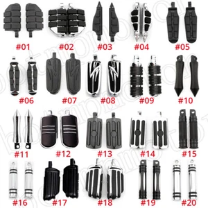 Male Mount Highway Foot Pegs Pedal for Harley-Davidson Dyna Wide Glide FXDWG - Picture 1 of 68
