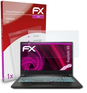 atFoliX Pantserglasfolie voor Gigabyte G5 Glass Protector 9H Beschermend pantser - Afbeelding 1 van 5