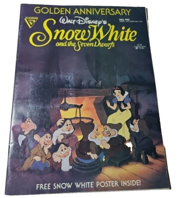 Snow White & The Seven Dwarfs Golden Anniversary Fall 1987 w/Poster - Image 1 of 4