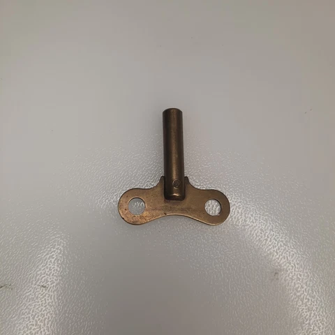 Vintage Brass Clock Key 1.5" Cover