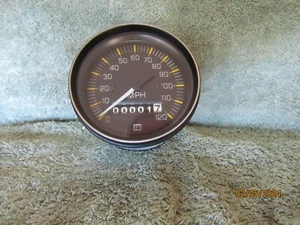 NOS Stewart Warner Stage 1 # 550-EY Speedometer 0-120 MPH 3" No light or Bracket - Picture 1 of 6