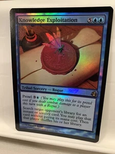 Knowledge Exploitation FOIL NM Morningtide MTG Rare Rogue Free Tracking - Picture 1 of 7