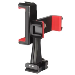 Double Device Phone Holder Compatible for 1/4Inch Tripod Mount 4Hot Shoe Slots - Photo 1 sur 8