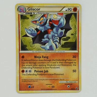 Gliscor 4/90 Holo Rare HS Undaunted Pokemon Card - Image 1 of 3