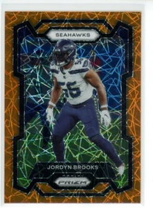 2023 Prizm Football #260 Jordyn Brooks Orange Lazer Prizm - Picture 1 of 2