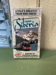 WORLD'S GREATEST TRAIN RIDE VIDEOS TRANS-SIBERIA New VHS Railroads Russia Moscow - Picture 1 of 7
