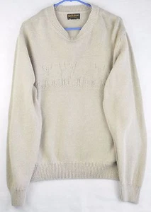 WOOLRICH schöner Pullover Camel/Beige Rundhalsausschnitt - Herren Größe XL - Bild 1 von 7