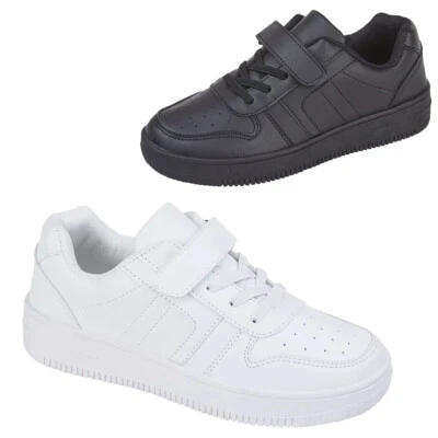 FOOTPANDA KIDS BOYS GIRLS TRAINERS RUNNING SNEAKERS GYM PE SPORTS SCHOOL COMFY SHOES SIZE