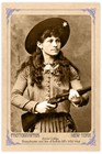 ANNIE OAKLEY Old West Sharpshooter Legend Vintage Photograph Cabinet Card RP