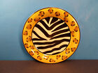 Tabletops Unlimited China Menagerie Zebra Stripe Patten Salad Plate 8&quot;