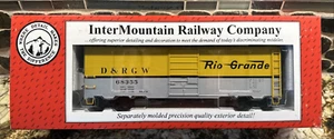 Intermountain Railway O Scale #25141S-04 1937 AAR 40' Box Car D&RGW #68355 RTR! - Picture 1 of 4