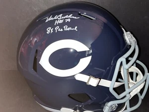 Casco Beckett HOF 1979 8 Pro Bowl Dick Butkus Bears Firmado Throwback - Imagen 1 de 3