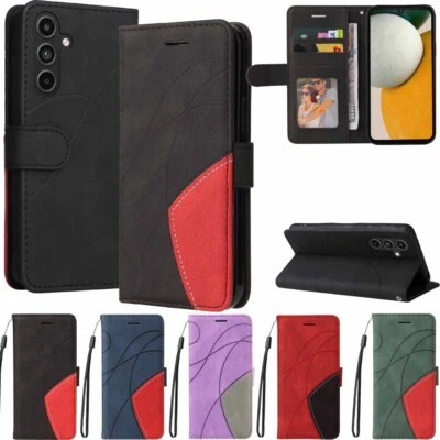 For Samsung A25 A15 A35 A14 A34 A54 A13 A23 A33 Flip Leather Wallet Case Cover - Image 1 of 4
