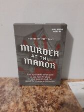 Murder at the Manor Mystery Card Game by Professor Puzzle Complete