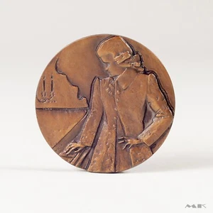 Vintage MOZART ~ Wolfgang Amadeus Mozart Sammler Bronze Medaille Russland 1982 - Bild 1 von 2