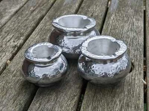 Metal Ashtray Wind Weather Proof Resistant Magic Aluminium Garden Heavy Duty NEW - Picture 1 of 9