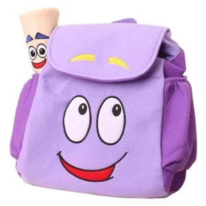 1 Stück Dora Explorer Rucksack Rettungstasche mit Karte, Vor-Kindergarten Spielzeug Lila für - Bild 1 von 6