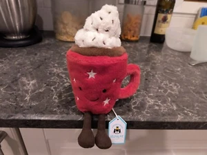 Brand new JellyCat Plush amuseables Hot Chocolate 100%original No Fake with tags - Picture 1 of 4