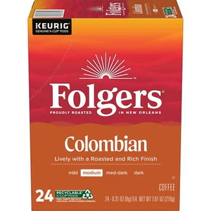 Colombian Coffee, Medium Roast, Keurig K-Cup Brewers, 24 Count Box - Picture 1 of 6