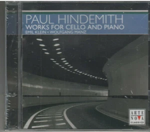 WORKS FOR CELLO AND PIANO Paul Hindemith (CD, 2007, Arte Nova) NEW - Picture 1 of 1