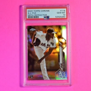 2020 Topps Chrome AJ Puk Sepia Refractor Rookie Card RC #116,  PSA 10 Gem Mint - Picture 1 of 1