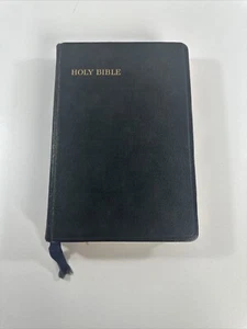 VTG Holy Bible Authorized KJV 1958 Collins Clear Type Press Great Britain Black - Bild 1 von 20