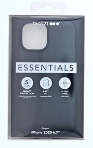 Black Case For iPhone 2020 6.7" By Tech 21 Essentials - Picture 1 of 2