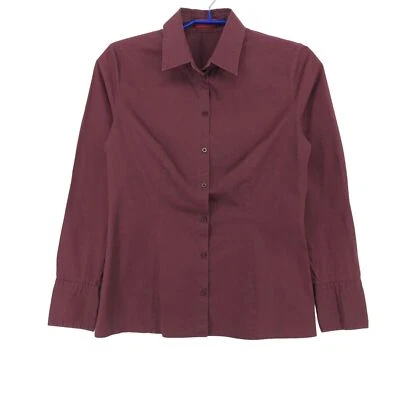 HUGO BOSS Camisa Formal De Manga Larga Casual Para Mujer Talla UK:10 - S - Imagen 1 de 4