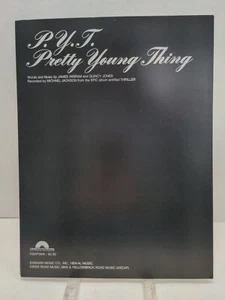Pretty Young Thing PYT Michael Jackson Sheet Music NOS Guitar Piano F4AN - Picture 1 of 2