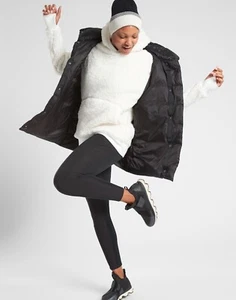 ATHLETA Womens New XXS XS Sea Salt Solstice Reversible Sherpa CrewSweater Hoodie - Picture 1 of 9