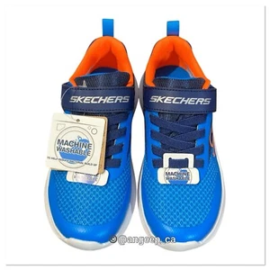 Scarpe da ginnastica per bambini Skechers blu Fast Solar Squad NUOVE $42 - taglia 1 - Foto 1 di 8