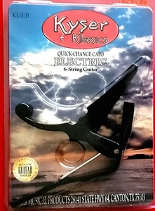 Kyser Quick-Change Capo for 6 String Electric Guitar - Picture 1 of 2