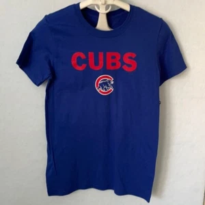 Genuine Merchandise Unisex Blue Cubs Short Sleeve T-Shirt, Size Small - Picture 1 of 10