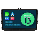 Carplay Android 13 6+64 Car Stereo Radio For VW Golf MK5 Polo Passat GPS SAT NAV