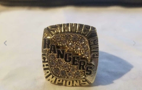 New York Rangers Leetch replica 1994 Stanley Cup ring Cover