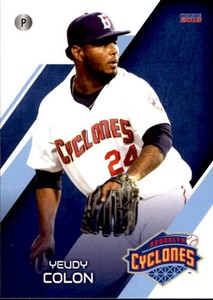 2018 Brooklyn Cyclones Choice #7 Yeudy Colon Dominican Republic DR Baseball Card