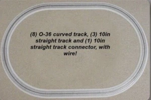 LIONEL FASTRACK 40x60 OVAL LAYOUT 2025060! fasttrack straight curve circle set - Picture 1 of 2