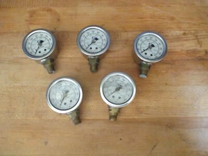 LOT OF 5 Graco Stainless Steel High Pressure Fluid Gauge, 0-5000 psi , Pressure - Picture 1 of 10