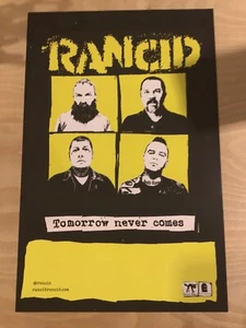 Rancid - Tomorrow Never Comes - 11x17 Promo Poster - Kostenloser US-Versand - Bild 1 von 1