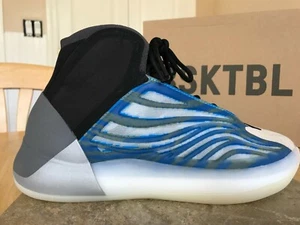 GR: 10 ADIDAS YEEZY QUANTUM BASKETBALL HERRENSCHUHE GX5049 FROZEN BLUE (GLOW ) - Bild 1 von 9