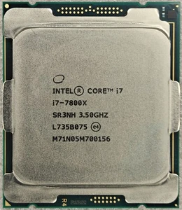 i7-7800x Intel Core CPU Processor sr3nh 3.50ghz 6-Core 8.25mb lga-2066 TDP 140W - Picture 1 of 2