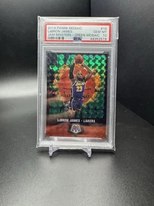 2019-20 Panini Mosaic - Jam Masters LeBron James #16 Green Mosaic Prizm PSA 10 - Bild 1 von 2