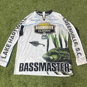 B.A.S.S. Bassmaster Classic 2018 Greenville SC 1/4 Zip Size Large Pull Over - Bild 1 von 12