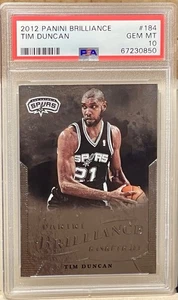 2012-13 Panini Brilliance Tim Duncan #184 PSA 10 - Picture 1 of 4