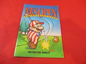 NES Open Tournament Golf Nintendo NES Instruction Manual Booklet ONLY
