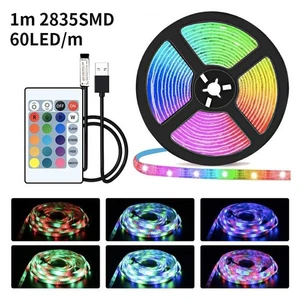 LED Strip Lights 1-30m RGB 5050 Colour Changing Tape Cabinet Kitchen TV Lighting - Picture 1 of 21
