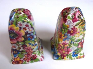 Vintage Royal Winton Grimwades Sunshine Chintz Salt and Pepper One cork inside - Picture 1 of 6