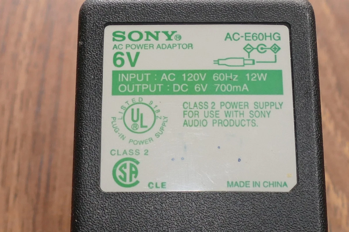 Sony 6 V Multipurpose AC to DC Adapters for sale | eBay