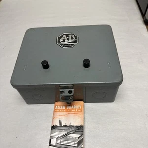 Allen Bradley,Bulletin 705,Style RT Size 0 Reversing Switch w/Enclosure - Picture 1 of 5